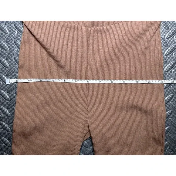 NEW naked wardrobe snatched Brown High Waist women's Leggings 86% rayon Sz S - Picture 5 of 11